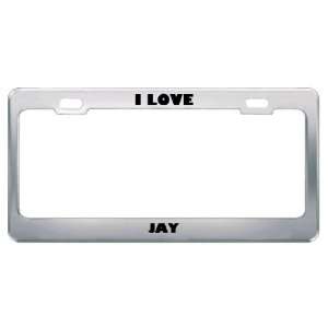 Love Jay Animals Metal License Plate Frame Tag Holder