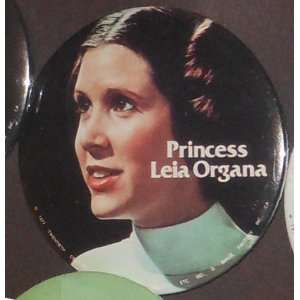   Leia Organa 3 Metal Badge Pin Original Vintage 1977 20th Century Fox