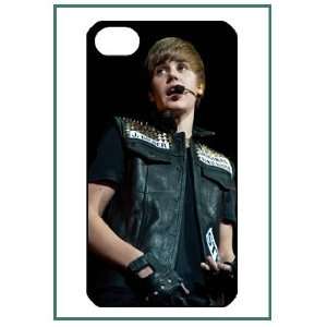  Justin Bieber Pop Star iPhone 4 iPhone4 Black Designer 
