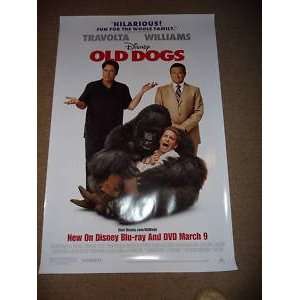  Old Dogs Disney 2010 Movie Poster 27 X 40 New Everything 