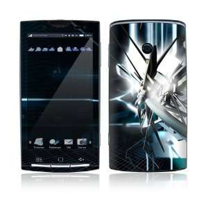   Xperia X10 Skin Decal Sticker   Abstract Tech City 