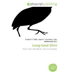  Long toed Stint (9786133895997) Books