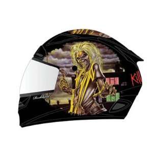  Rockhard Iron Maiden Full Face Motorcycle Helmet Medium 