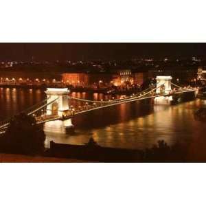  Budapest, Chainbridge   Peel and Stick Wall Decal by 