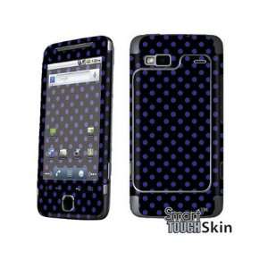  Smart Touch Graphic Black and Blue Polka Dots Vinyl Decal 