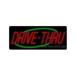  Drive Thru Outdoor LED Sign 13 x 32