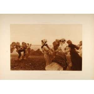  1896 Peasant Folk Dancing Italy Angelo dall Oca Bianca 
