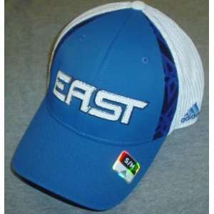 NBA All star East Structured Flex Fitted Mesh Back Adidas Hat Size S/M