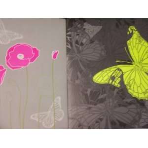  Staples Two Pocket Poly Folder ~ Set of 2 (Butterflies 