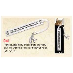   Themed Metal Bookmark   I have studied many philosophers and many cats