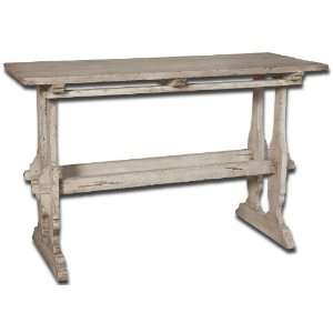 Uttermost 34 Yvon, Console Table Solid, Plantation Grown 