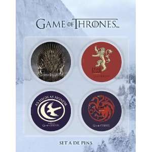          Game Of Thrones pack 4 badges Version 1 Toys & Games