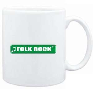  Mug White  Folk Rock STREET SIGN  Music Sports 