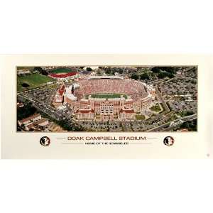 NCAA Florida State Seminoles (FSU) 18 x 36 Doak Campbell Stadium 