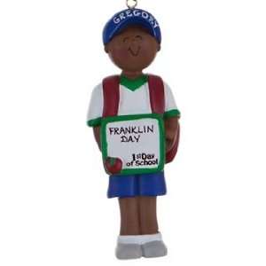  Personalized Ethnic First Day of School Boy Christmas 