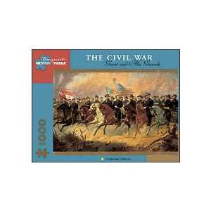   Civil War Grant and His Generals 1000pc Jigsaw Puzzle Toys & Games