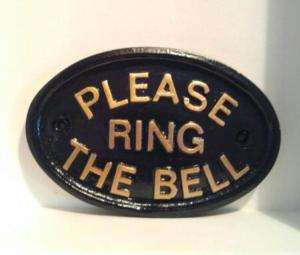 Please Ring The Bell ,door sign, door bell, letter box  