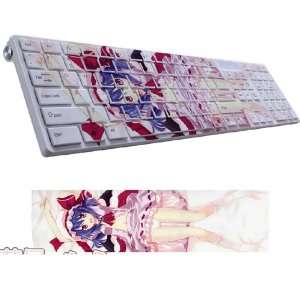  Japanese Anime Keyboard with Chocolate style Keycap Design 