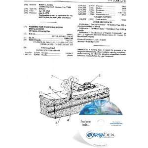   CD for WARNING TAPE FOR UNDERGROUND INSTALLATIONS 