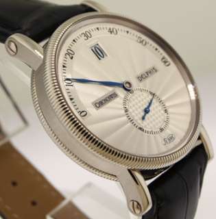 Chronoswiss Delphis Jump Hour 18k White Gold Sub Seconds Automatic 