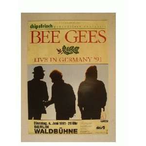  The Beegees Poster Bee Gees Gees Beegees 1991 