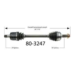  EMPI CV Joint Half Shaft 80 3247 Automotive