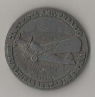 Medal Iberia Spain 50º Aniversario da Fundação 1927 1977  