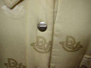 Dino Valiano yellow silk jacket coat size 36  