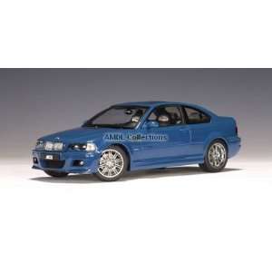 BMW M3 Coupe 2001 (Laguna Seca Blue Uni) 118 Autoart Diecast Car 
