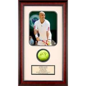  Andre Agassi Autographed Ball Memorabilia 