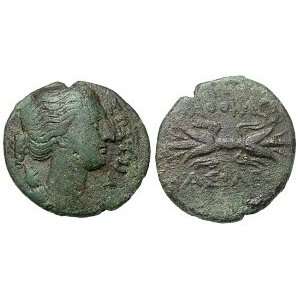  Syracuse, Sicily, Agathocles, 317   289 B.C.; Bronze Litra 