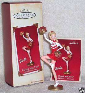 2002 Hallmark Cheer For Fun Barbie Cheerleader  