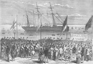 GHANA Welcome home to troops from Ashanti War, 1874  