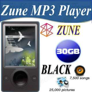 Zune 30 GB Digital Media Player  MP4( Black Color ) 882224529174 