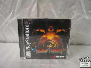 Mortal Kombat 4 (Sony PlayStation 1, 1998) 031719268016  