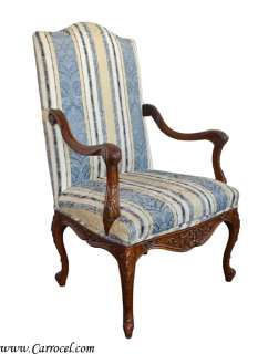 Vintage French Louis XV Parlor Arm Chair by Thomasville  
