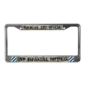  3rd Infantry Division Military License Plate Frame by 