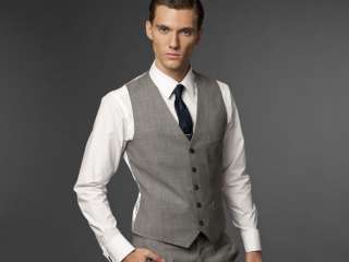 Landisun Custom Made 2 Measure Gray Mens Suit(3PCS) 014  