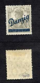 Danzig, 1920, SC 32, mint, signed, OG. b4002  