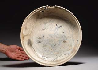 EX.RARE Ming Shipwreck porcelain charger Plate   Hoi An  