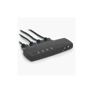  4PORT Slim PS/2 KVM Switch with Cables Included 