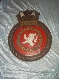 Main Ship Crest HMCS Wallaceburg Algerine Class Msweep  