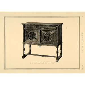  1919 Print Chest Cabinet Royal Furniture Company Table 