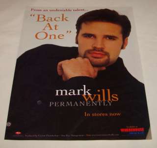 2000 MARK WILLS ad page ~ Permanently  