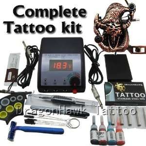   Tattoo Kit Machine Ink Grip Top Power D88 4330