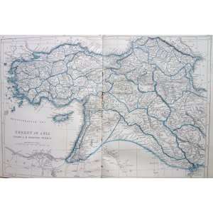  Lowry Map of Turkey and West Asia (1853)