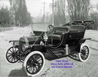 FORD MODEL T 1910 ANTIQUE AUTO HISTORIC PHOTO  