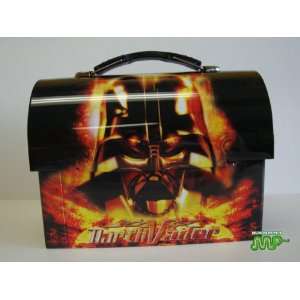 Star Wars  Collectable Darth Vader fire Dome Tin Dome Lunch Box New 