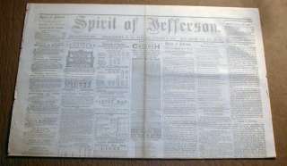   Charles Town WEST VIRGINIA newspaper JEFFERSON COUNTY   132 years old