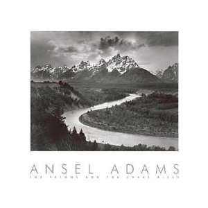  Tetonssnake River by Ansel Adams. Size 30 inches width by 